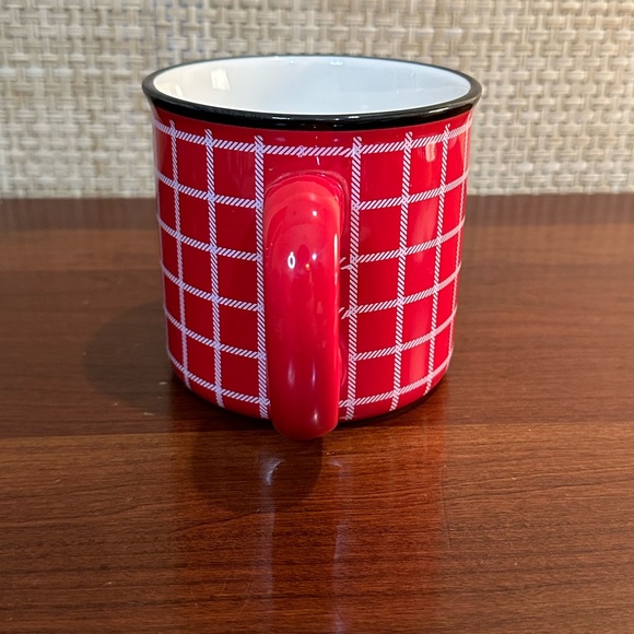 🎄🌟3xHP🌟2021 Hallmark Set of 4 Red & Green Plaid Collectible Holiday Mugs - Picture 7 of 14